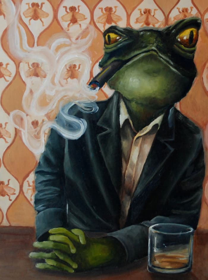 Painting by Linzi Clary