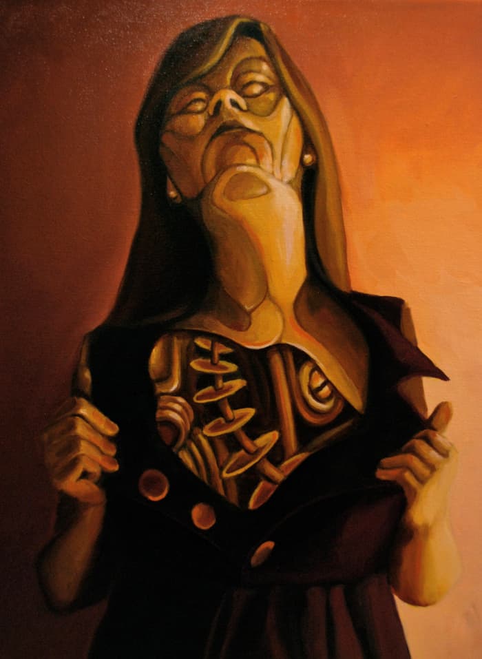 Painting by Linzi Clary