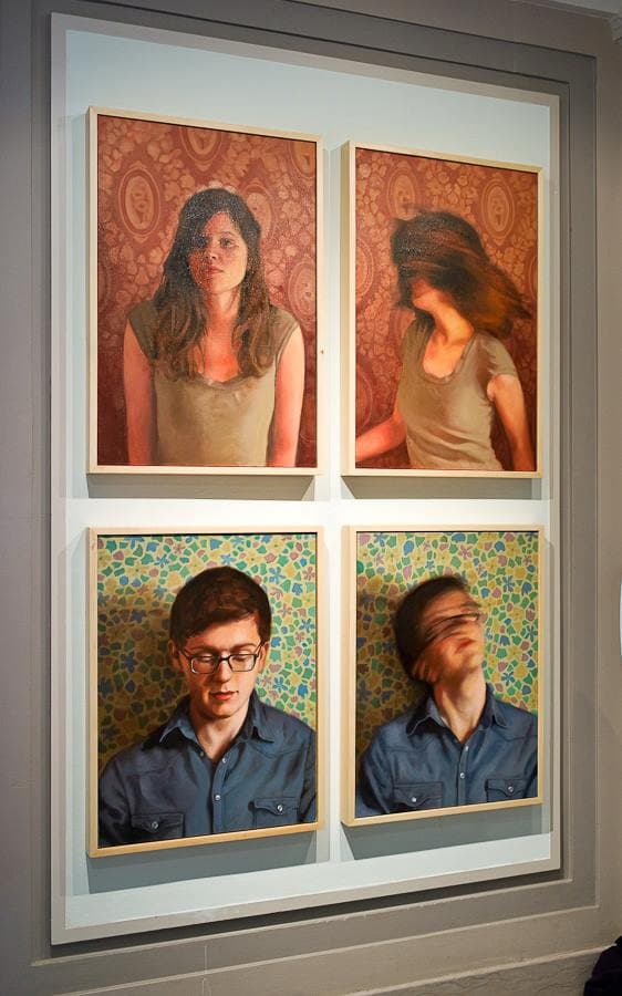 Illustrated portraits by Linzi Clary