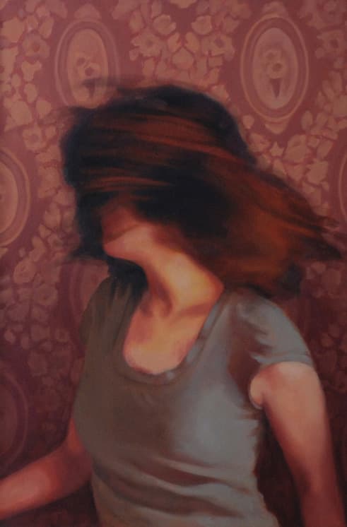Portrait diptych by Linzi Clary