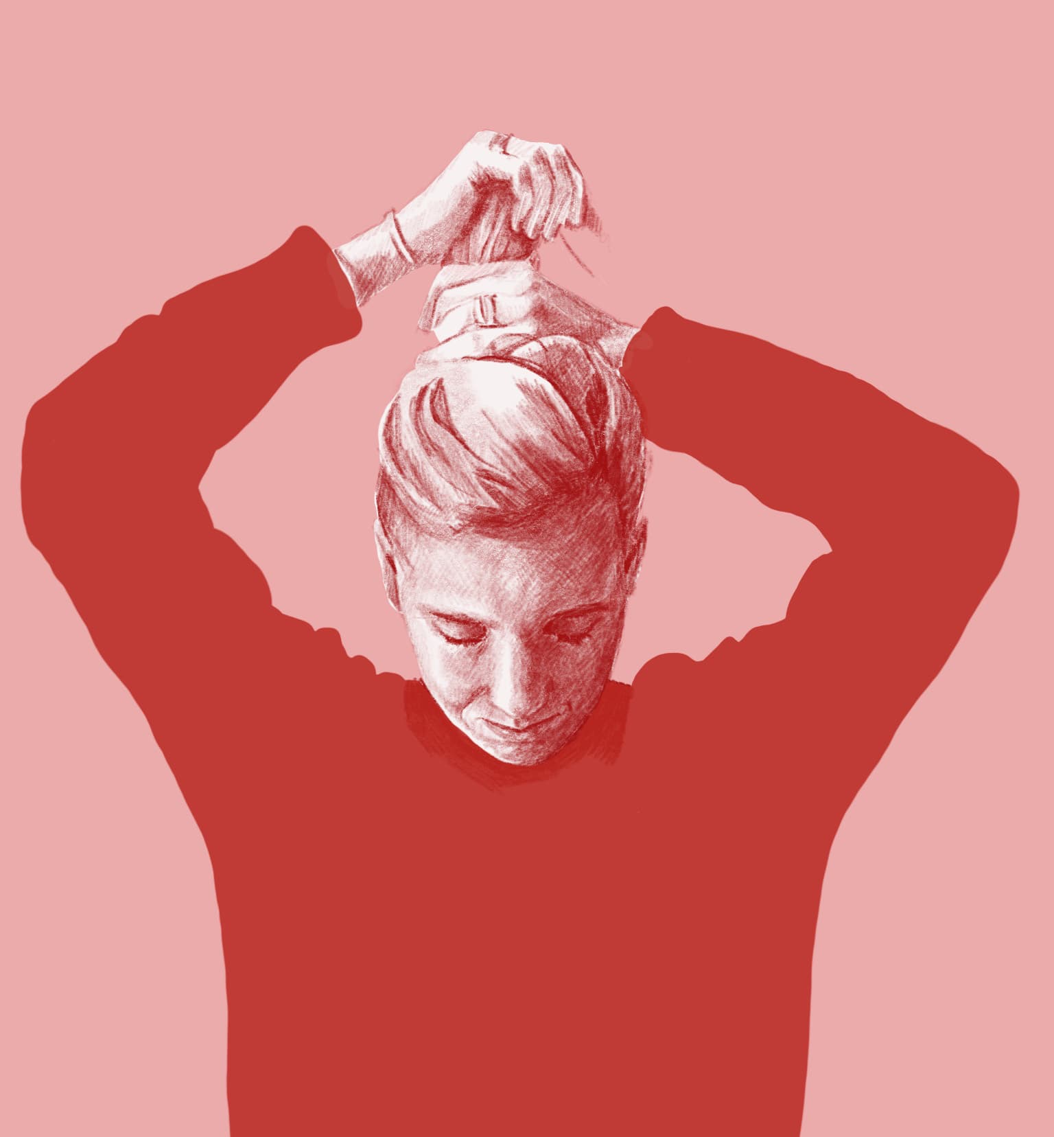Portrait illustration by Linzi Clary