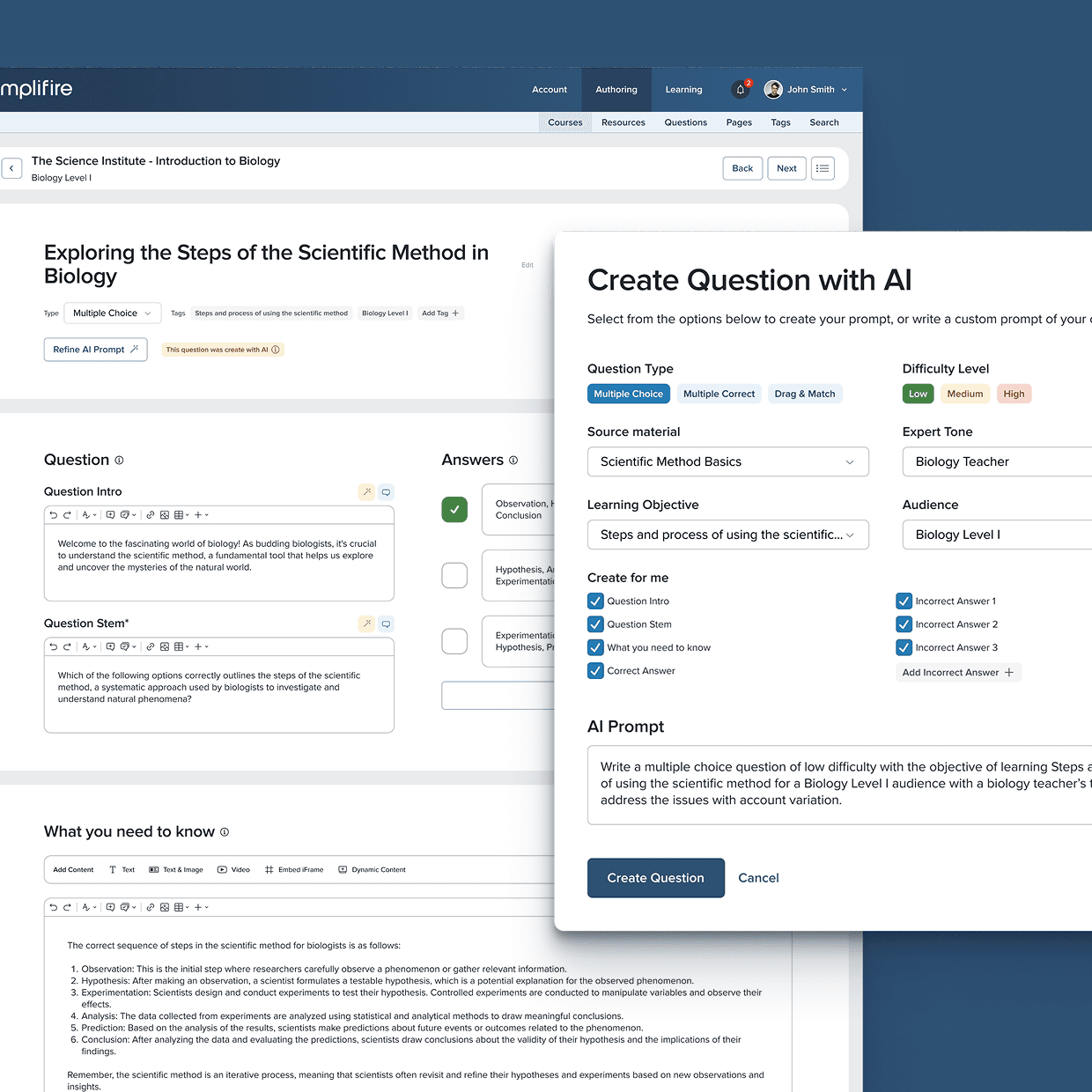 amplifire project screenshot 1